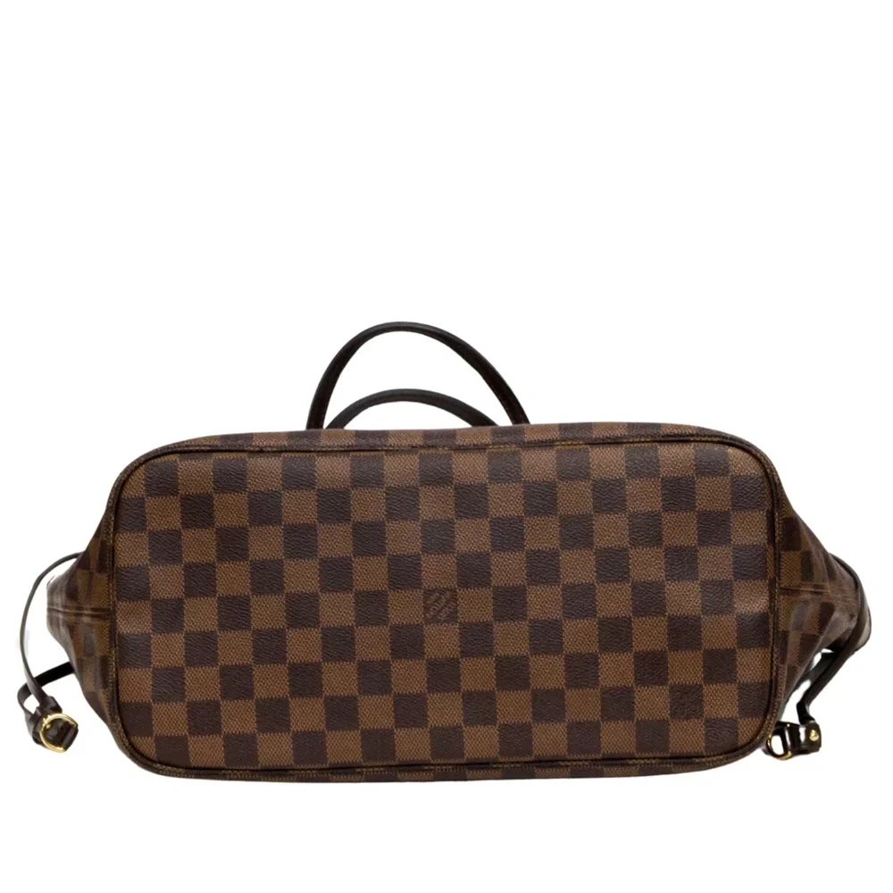 LOUIS VUITTON DAMIER EBENE CANVAS NEVERFULL MM TOTE BAG AR2144 - Picture 3 of 6